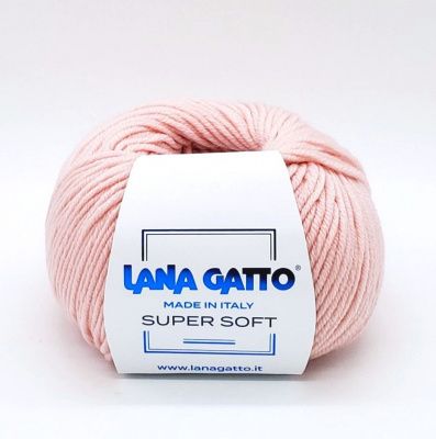 Lana Gatto Super Soft (13805 нежно розовый) 100% меринос экстрафайн 50 г/125 м