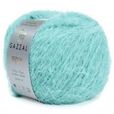 Пряжа Gazzal Teddy (6558); Состав: 40% Супервош мериносовая шерсть, 60% ПА; 50 г / 150 м