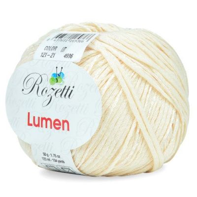 Пряжа Rozetti LUMEN (121-21); Состав: 79% Хлопок, 21% Вискоза; 50 гр / 123 м